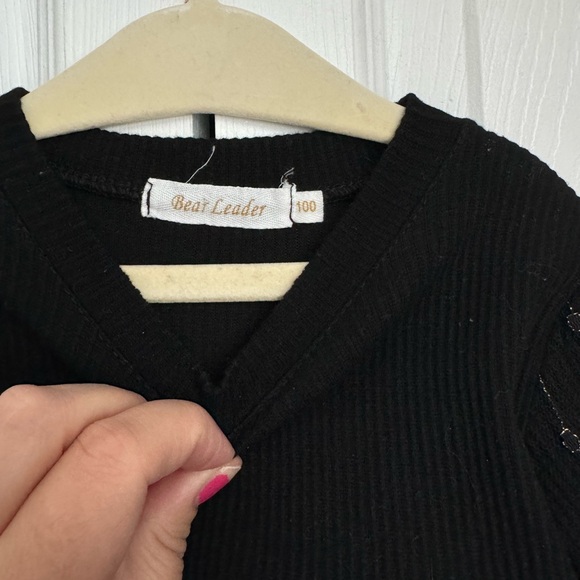 Toddler girl black sparkly tulle dress - Picture 5 of 5